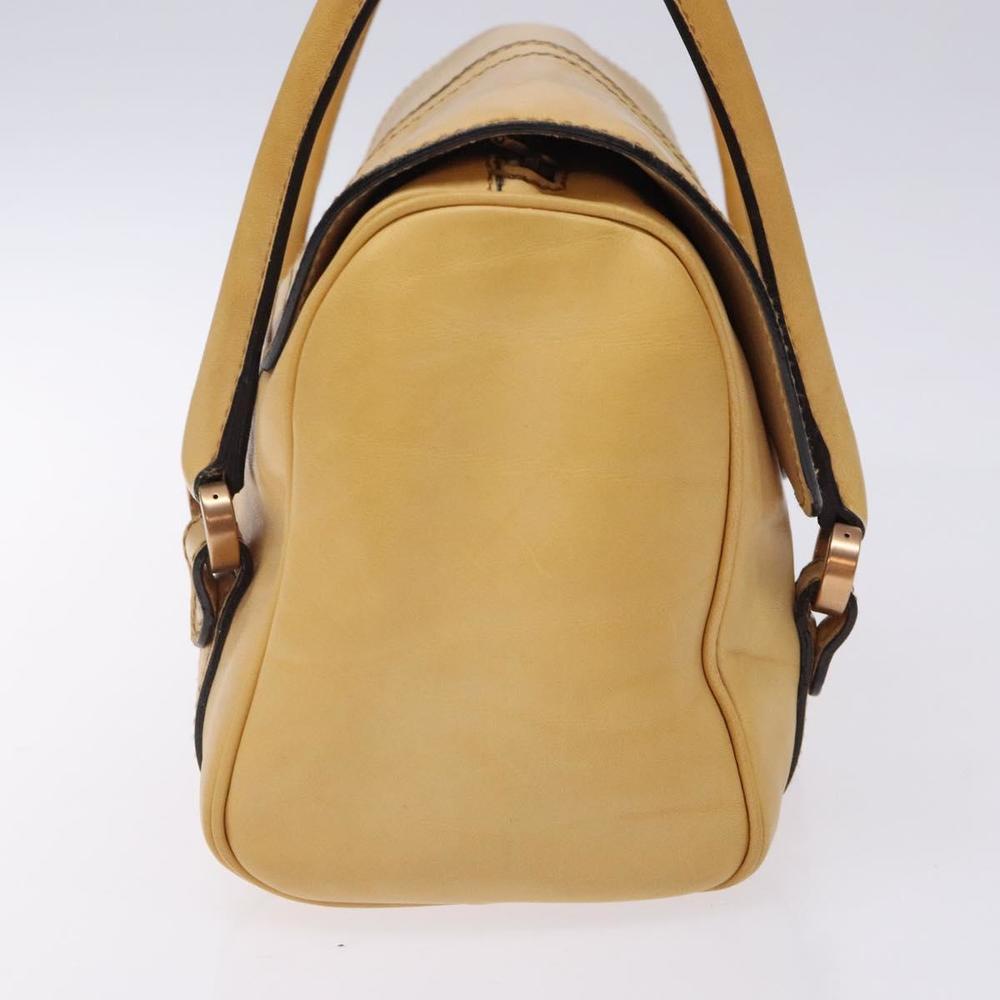 GUCCI Hand Bag Leather Beige 124245 Auth 131725 - Picture 3 of 16